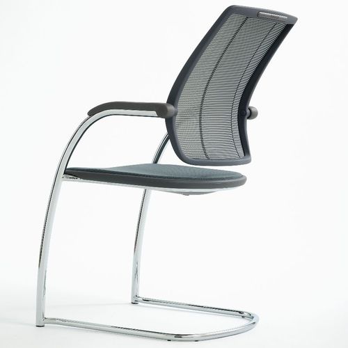 Sedia visitatore contemporanea - DIFFRIENT - Humanscale - da interno / in tessuto / in pelle