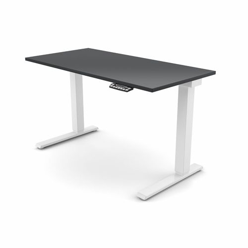 Scrivania contemporanea - EFLOAT - Humanscale - in metallo / ad altezza regolabile / multimediale