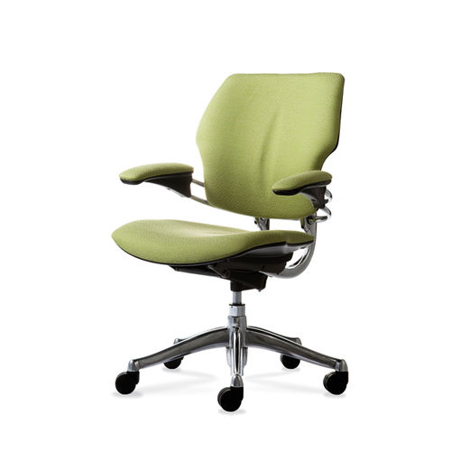 Poltrona da ufficio contemporanea - FREEDOM - Humanscale - in pelle / in tessuto / reclinabile