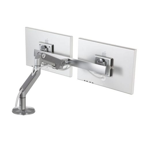 Supporto schermo da ufficio - M8 CROSSBAR - Humanscale - doppio