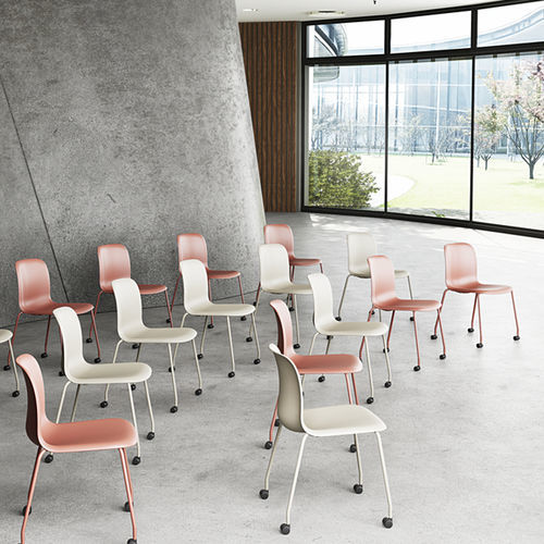 Sedia contemporanea - EPASBB6QNUN - HOWE - da interno / in polipropilene / in poliammide