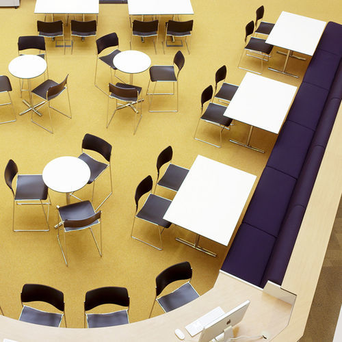 Tavolo da bistrot contemporaneo - TN133BVA2MANN000NIB - HOWE - in laminato / impiallacciato in legno / in melaminico