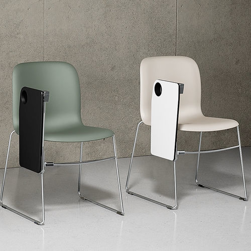 Sedia da conferenza contemporanea - EPARBB1QCSN - HOWE - da interno / in plastica / con supporto in metallo cromato