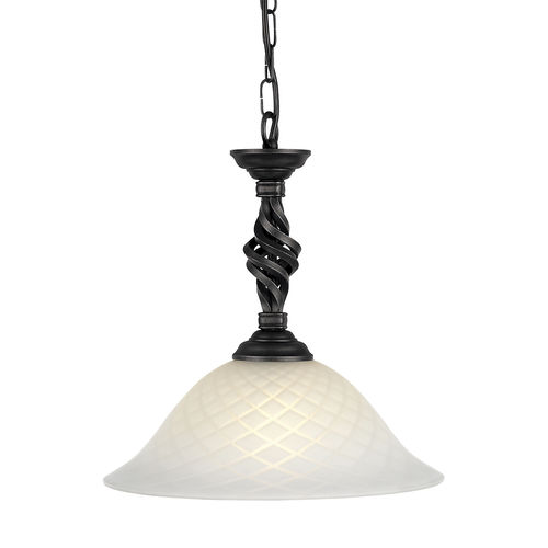 Lampada a sospensione - PEMBROKE - Elstead Lighting Ltd - in ferro / in vetro / classica