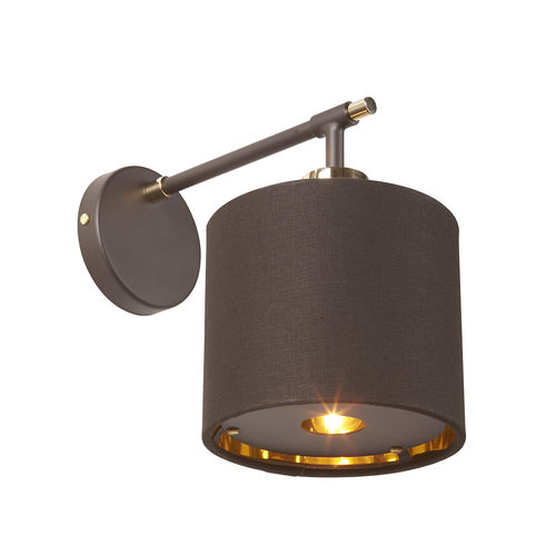 Applique contemporanea - BALANCE - Elstead Lighting Ltd - da interno / in ottone lucidato / in tessuto
