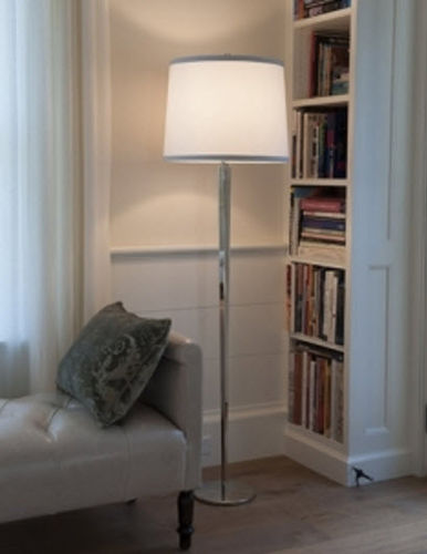Lampada da terra - PACIFIC HEIGHTS - BOYD - in metallo / in tessuto / contemporanea