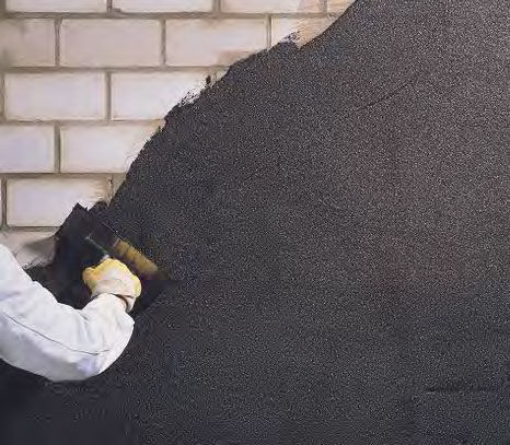 Guaina bituminosa impermeabilizzante di protezione - HydroBond 2K-Flex - Newton Waterproofing Systems - per fondazione / per seminterrato / in gomma