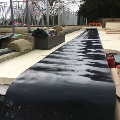 Guaina di contenimento antiradice in polietilene ad alta densità HDPE - NewSeal 409 - Newton Waterproofing Systems - per tetto verde / in rotolo