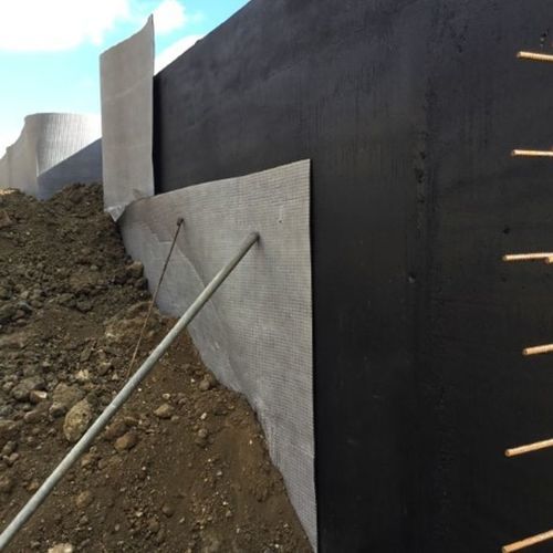 Geotessile non-tessuto - HydroBond 410 GeoDrain - Newton Waterproofing Systems - in polietilene ad alta densità HDPE / di drenaggio / di protezione