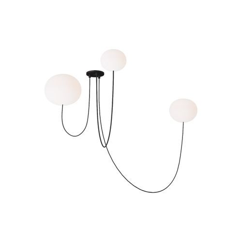 Lampadario moderno - HELIUM  - TECH LIGHTING - in vetro / con 3 punti luce / contract