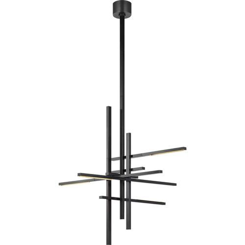Lampadario contemporaneo - CITYSCAPE - TECH LIGHTING - in metallo / in ottone / in cristallo
