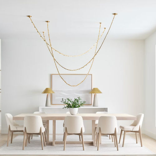 Lampadario contemporaneo - CATENA 149 - TECH LIGHTING - in ottone / in cristallo / contract