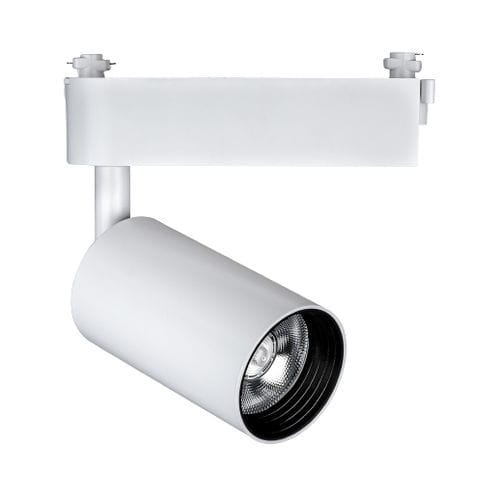 Faretti a binario LED - LEDCOMFO® - Traxon Technologies - cilindrico / in alluminio / contract