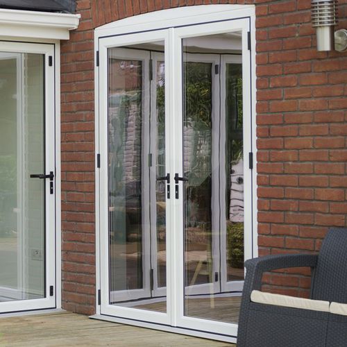 Porta finestra battente - WARMCORE - Aperture Trading Ltd. - in alluminio / a doppi vetri / a taglio termico