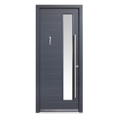 Porta d'ingresso - CRAFTSMAN : THE FOXLEY - Aperture Trading Ltd. - in mogano / in alluminio / battente