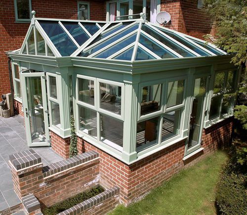 Veranda in vetro - GLOBAL : SUMMER - Aperture Trading Ltd. - in alluminio / in PVC / in muratura