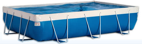 Piscina tubolare - BABY - LAGHETTO - da esterno / fuoriterra / in poliestere