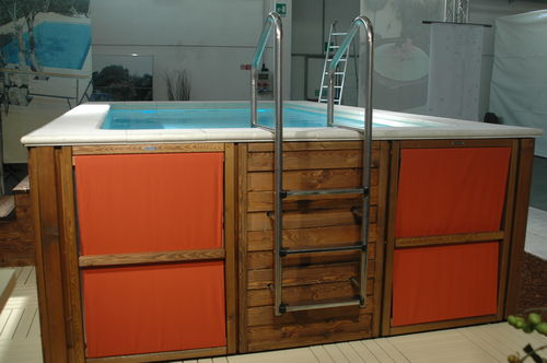 Piscina sistema completo - DOLCE VITA - LAGHETTO - da esterno / fuoriterra / in legno