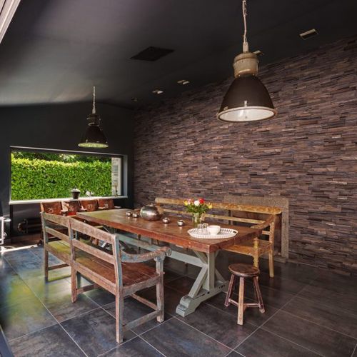 Lastra di paramento in legno - PL51  - V4 Woodflooring - indoor / testurizzata / rustica