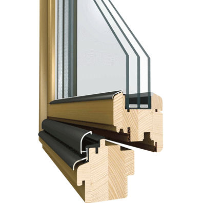 Finestra in legno - INWARD  - WWL Houses - ad anta ribalta / a tripli vetri / a taglio termico