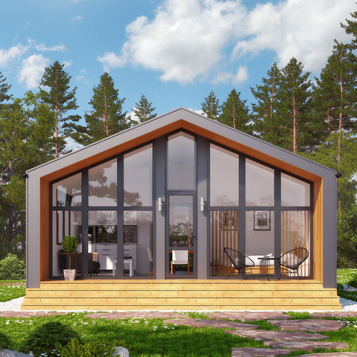 Casa prefabbricata - WWL Houses - contemporanea / a due piani / con struttura in legno