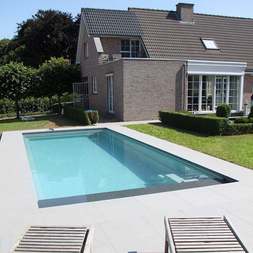 Piscina monoblocco - XL-LOUNGER - COMPASS Pools - da esterno / interrata / in ceramica