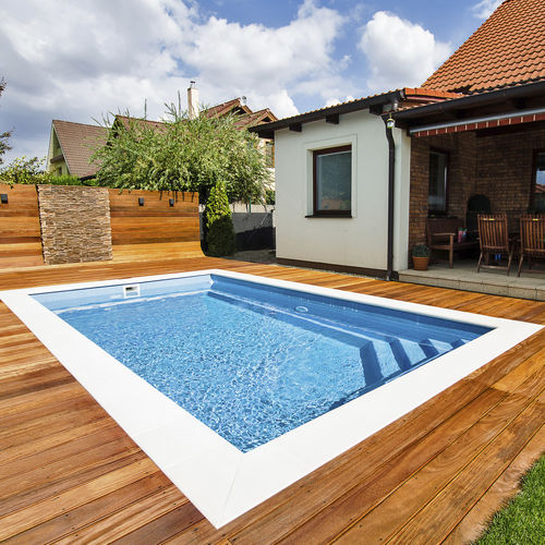 Piscina monoblocco - BRILIANT SERIES - COMPASS Pools - da esterno / interrata / in ceramica
