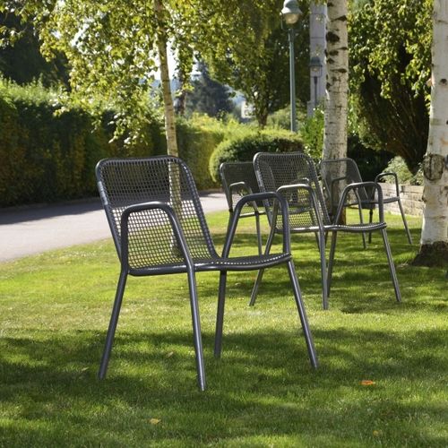 Sedia da giardino classica - Offenburg - ERLAU - da esterno / da spiaggia / in metallo