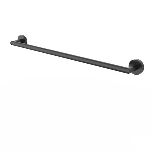 Portasalviette a 1 barra - 5486836 - ERLAU - da parete / in acciaio inossidabile / nero