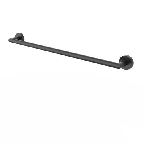 Portasalviette a 1 barra - 5486936 - ERLAU - da parete / in acciaio inossidabile / nero