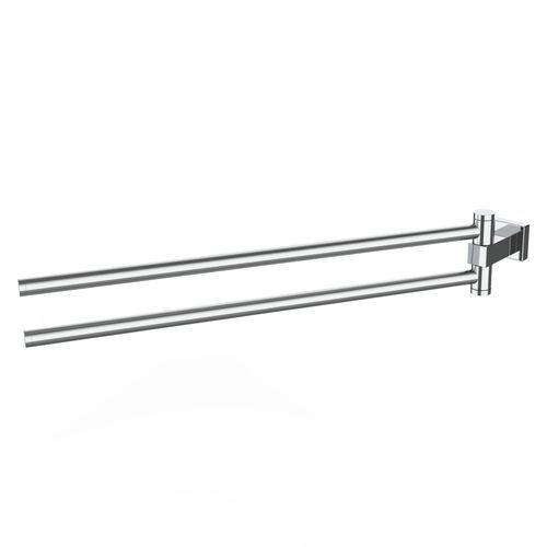 Portasalviette a 2 barre - 5487985 - ERLAU - da parete / in acciaio inossidabile