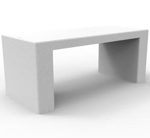 Tavolo contemporaneo - Urbano Cubo 5008482 - ERLAU - in calcestruzzo / con supporto in calcestruzzo / rettangolare