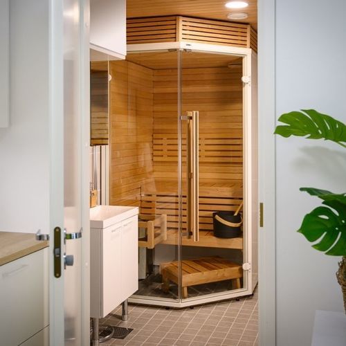 Sauna finlandese - Sirius - HARVIA - per uso residenziale / in legno / da interno
