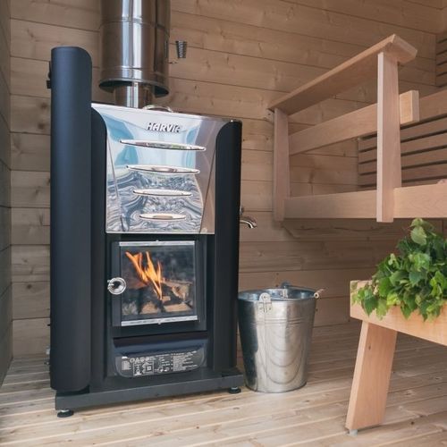 Stufa per sauna a legna - Pro 20 ES - HARVIA - 20 kW...50 kW / a pavimento / in acciaio