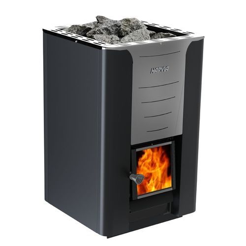 Stufa per sauna a legna - Pro 36 - HARVIA - a pavimento / in acciaio / contemporanea