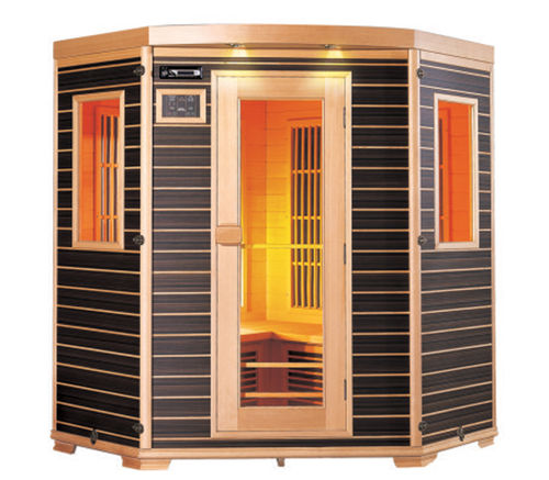 Sauna a infrarossi - CORNER : FRB-033LW - Sauna King - per uso residenziale / in legno / per interni