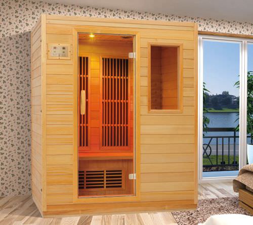 Sauna a infrarossi - CLASSICAL : FRB-033LC - Sauna King - per uso residenziale / in legno