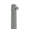 Set di barre per tenda a doppio binario con terminali a tappo Largo 4 m. acciaio INOX