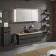 mobile lavabo doppio / sospeso / in MDF / in melaminico