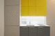 cucina contemporanea / in laminato / a scomparsa / con impugnature