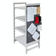 scaffale mobile / moderno / in acciaio inossidabile / in plastica