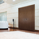 porta tagliafuoco / da interno / in legno / battente