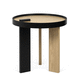 tavolo d'appoggio contemporaneo / in rovere / in legno laccato / impiallacciato in legno