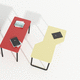 tavolo per corsi di formazione moderno / in laminato / con supporto in metallo / rettangolare