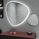 specchio da bagno a muro / design originale / curvo / verticale