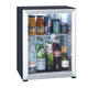 minibar tre porte / vetrato / con illuminazione incorporata / per hotel