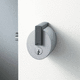 maniglia per porta / in metallo / contemporanea / contract