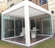 pergola addossata / autoportante / in metallo / a lamelle orientabili