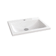 lavabo da semincasso / in Solid Surface / lucido / rettangolare