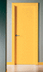 porta da interno / in PVC / battente / senza vetri